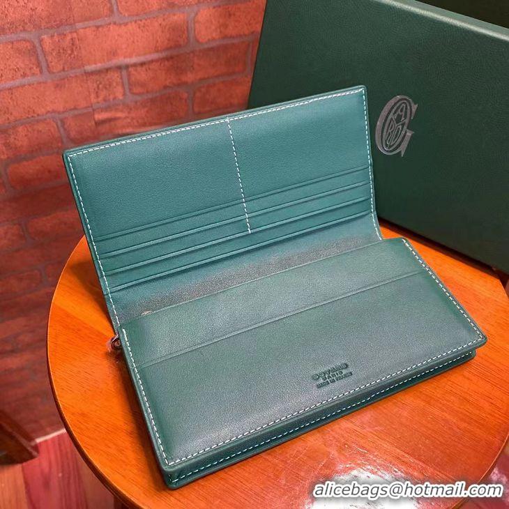 Elegant Discount Goyard Original Long Purse 020081 Green