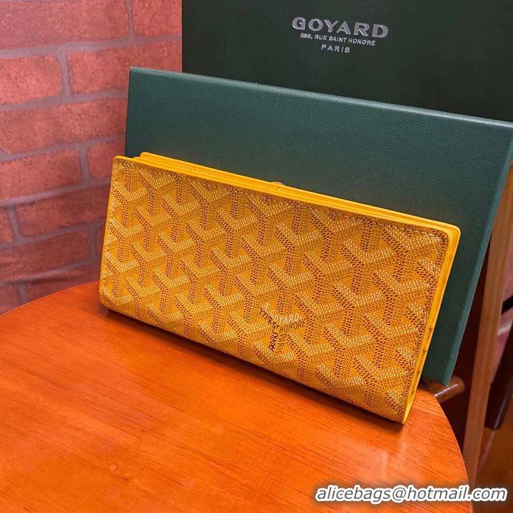 AAAAA Design Goyard Original Long Purse 020081 Yellow