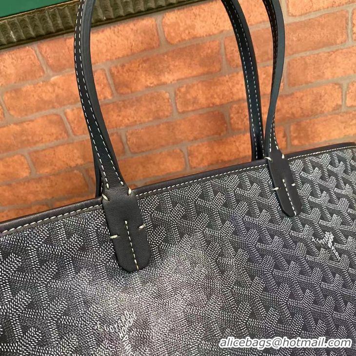 New Release Creation Goyard Artois Original Zipper Bag 00319 Dark Grey