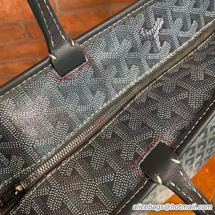 New Release Creation Goyard Artois Original Zipper Bag 00319 Dark Grey