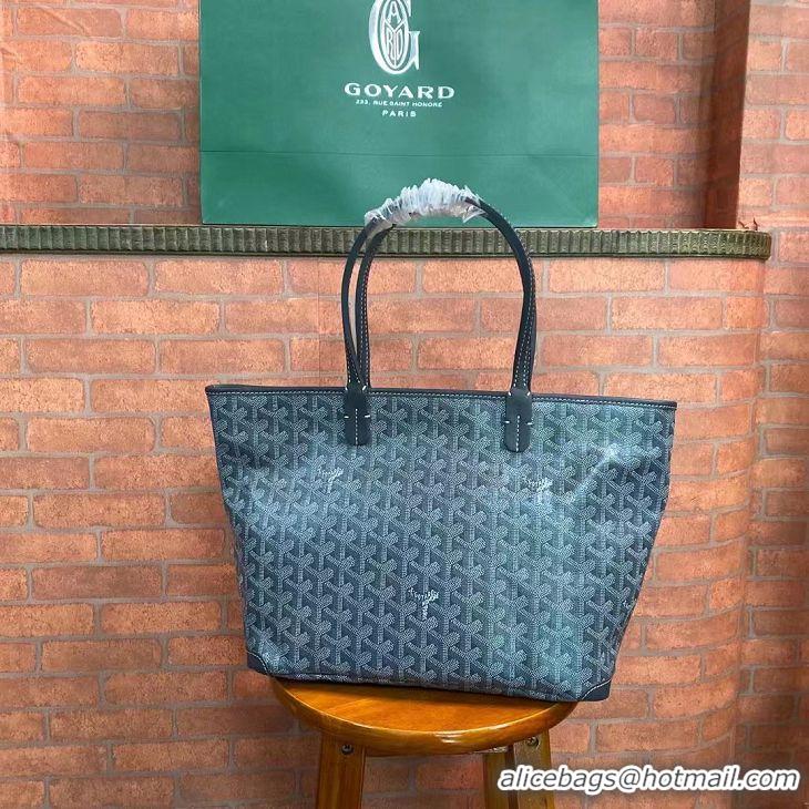 New Release Creation Goyard Artois Original Zipper Bag 00319 Dark Grey