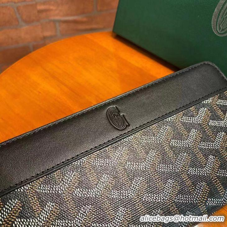 Most Popular Goyard Original Zippy Organizer Wallet 020111 Black