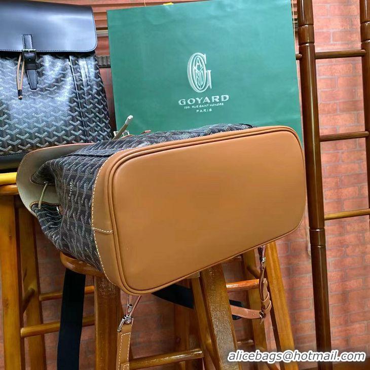 Newly Launched Goyard Alpin Original Backpack G8710 Black And Tan