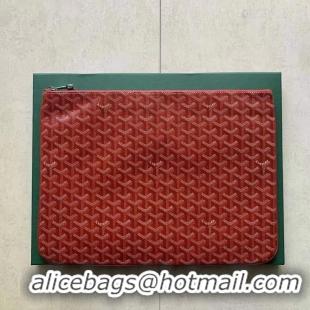 Buy Fashionable Goyard Original Senat Pouch iPad Bag Large L020115 Red