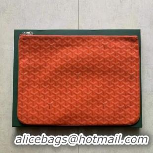 Well Crafted Goyard Original Senat Pouch iPad Bag Large L020115 Orange