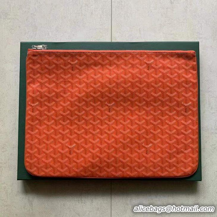 Well Crafted Goyard Original Senat Pouch iPad Bag Large L020115 Orange