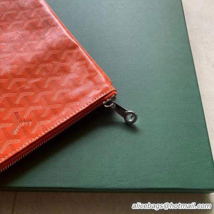 Well Crafted Goyard Original Senat Pouch iPad Bag Large L020115 Orange