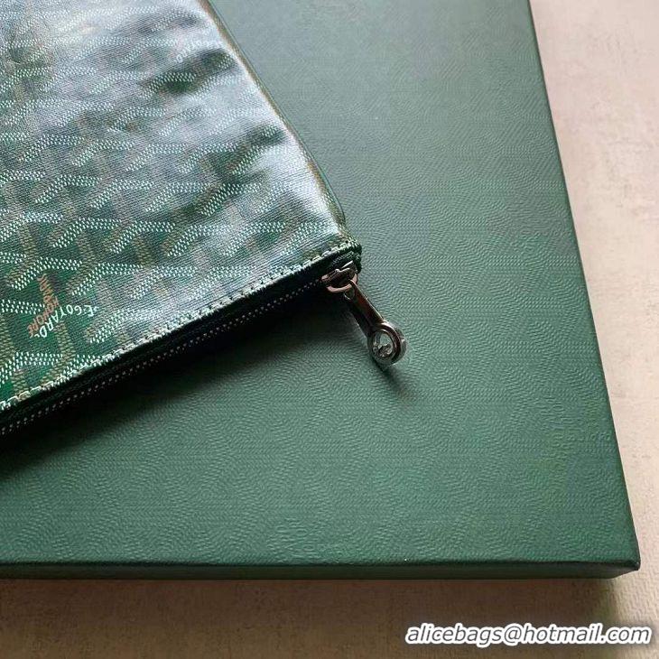 Good Product Goyard Original Senat Pouch iPad Bag Large L020115 Green