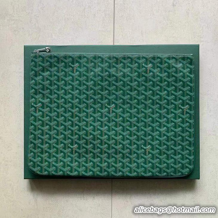 Good Product Goyard Original Senat Pouch iPad Bag Large L020115 Green