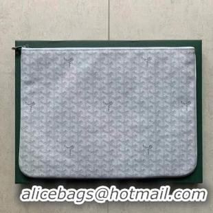 Promotional Goyard Original Senat Pouch iPad Bag Large L020115 White