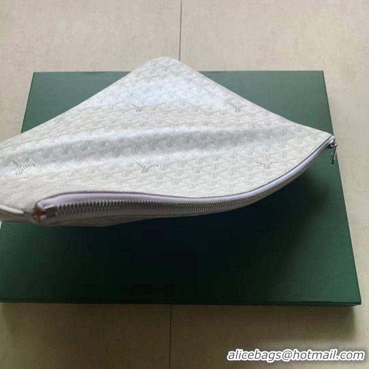 Promotional Goyard Original Senat Pouch iPad Bag Large L020115 White