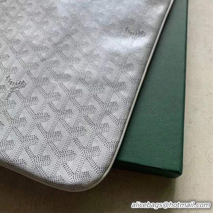 Promotional Goyard Original Senat Pouch iPad Bag Large L020115 White