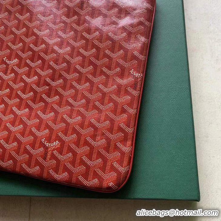 Cheapest Goyard Original Senat Pouch iPad Bag Medium M020115 Red