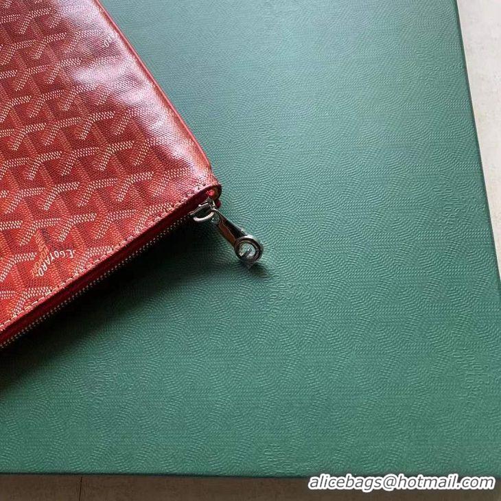 Cheapest Goyard Original Senat Pouch iPad Bag Medium M020115 Red