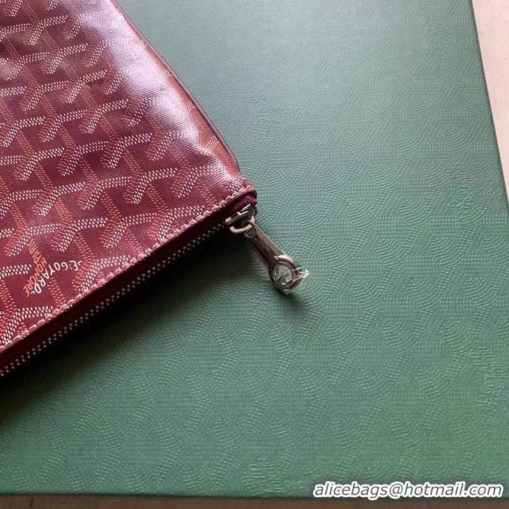 Top Quality Goyard Original Senat Pouch iPad Bag Medium M020115 Bungundy