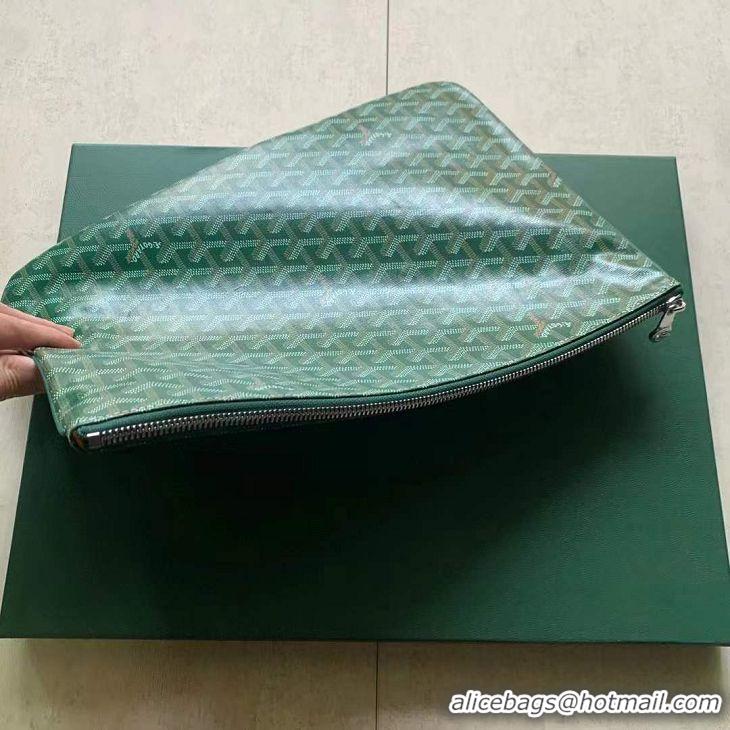 Grade Design Goyard Original Senat Pouch iPad Bag Medium M020115 Green