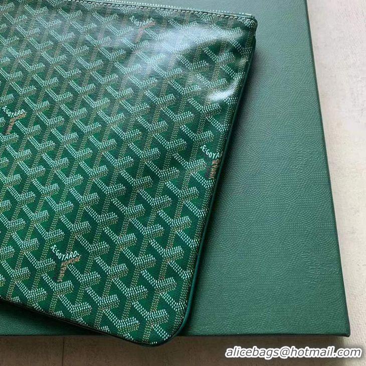 Grade Design Goyard Original Senat Pouch iPad Bag Medium M020115 Green