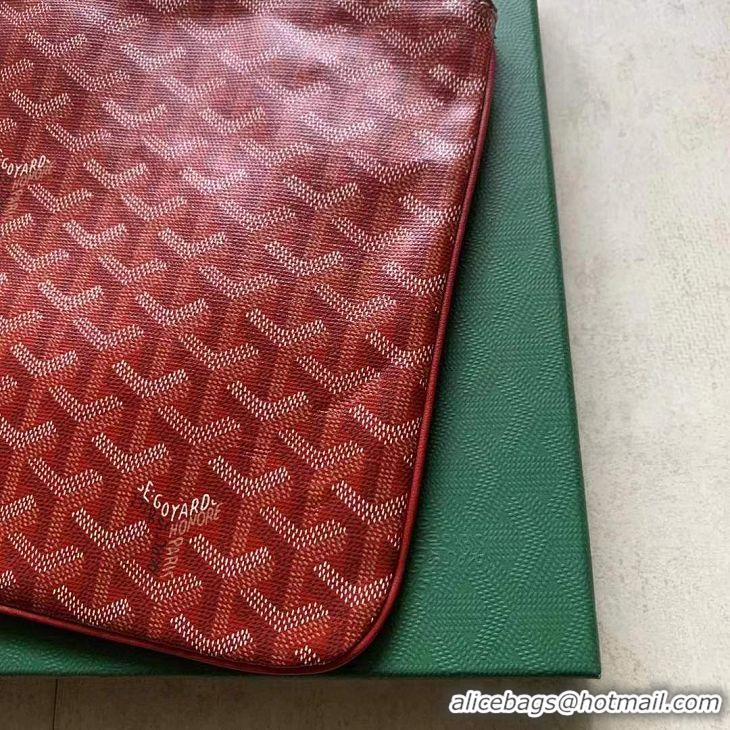 Spot Bulk Goyard Original Senat Pouch iPad Bag Small S020115 Red