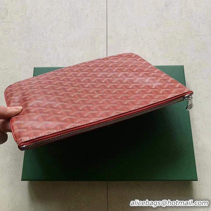 Spot Bulk Goyard Original Senat Pouch iPad Bag Small S020115 Red