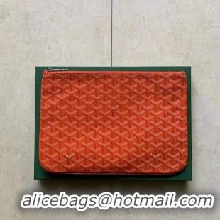 Top Quality Goyard Original Senat Pouch iPad Bag Small S020115 Orange