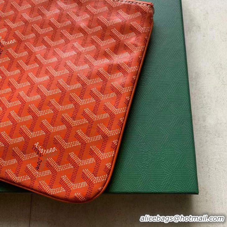 Top Quality Goyard Original Senat Pouch iPad Bag Small S020115 Orange