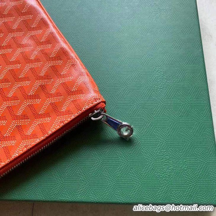 Top Quality Goyard Original Senat Pouch iPad Bag Small S020115 Orange