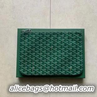 Buy Discount Goyard Original Senat Pouch iPad Bag Small S020115 Green