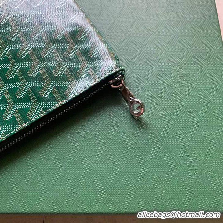 Buy Discount Goyard Original Senat Pouch iPad Bag Small S020115 Green