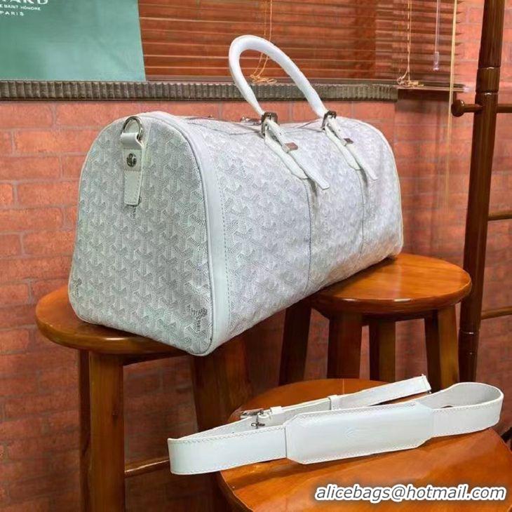 Buy Discount Goyard Original Travel Bag 8953 White