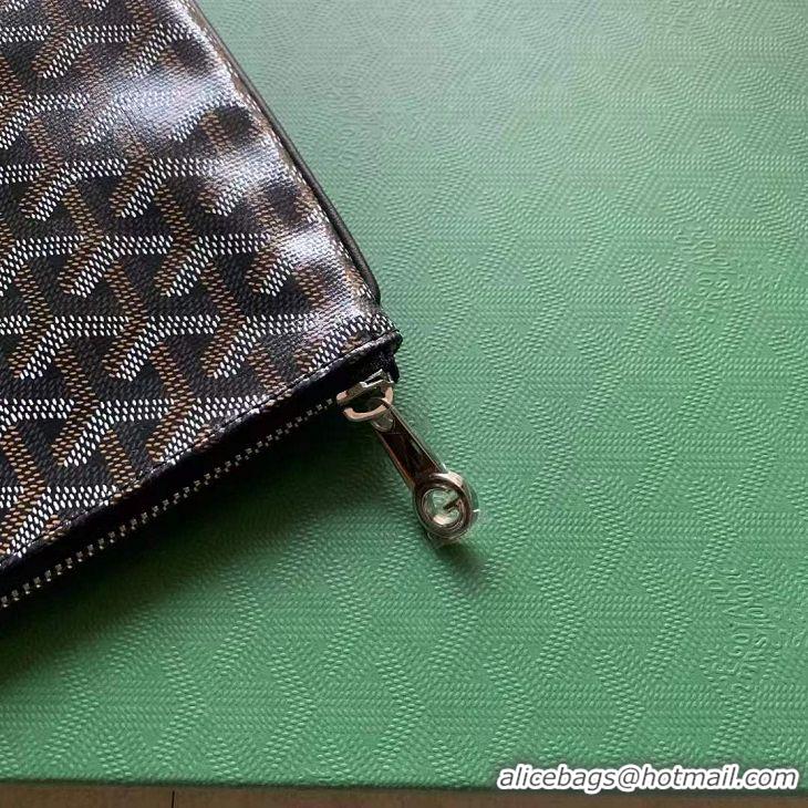 Most Popular Goyard Original Senat Pouch iPad Bag Small S020115 Black