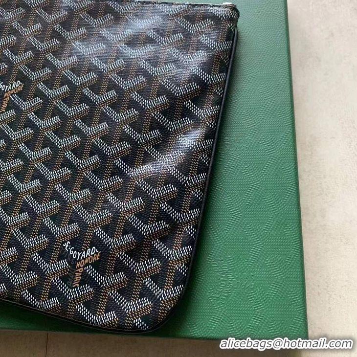 Most Popular Goyard Original Senat Pouch iPad Bag Small S020115 Black