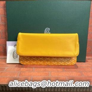 Best Grade Goyard Original Sainte Marie Clutch Bag 8929 Yellow