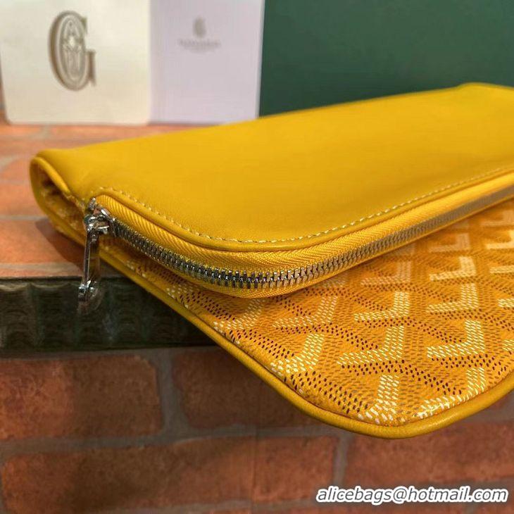 Best Grade Goyard Original Sainte Marie Clutch Bag 8929 Yellow