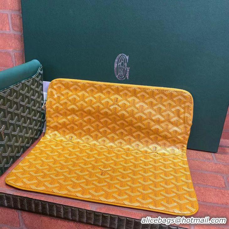 Best Grade Goyard Original Sainte Marie Clutch Bag 8929 Yellow