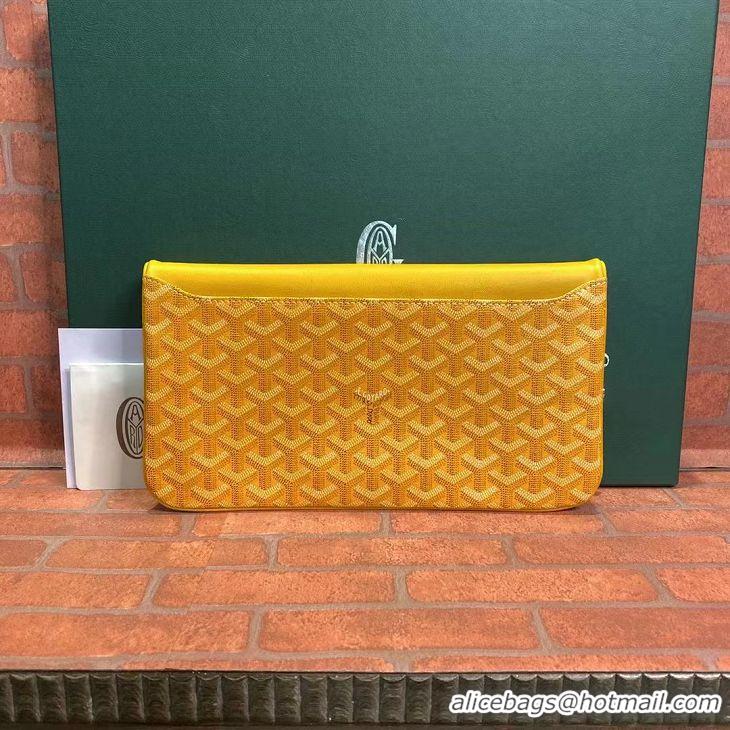 Best Grade Goyard Original Sainte Marie Clutch Bag 8929 Yellow