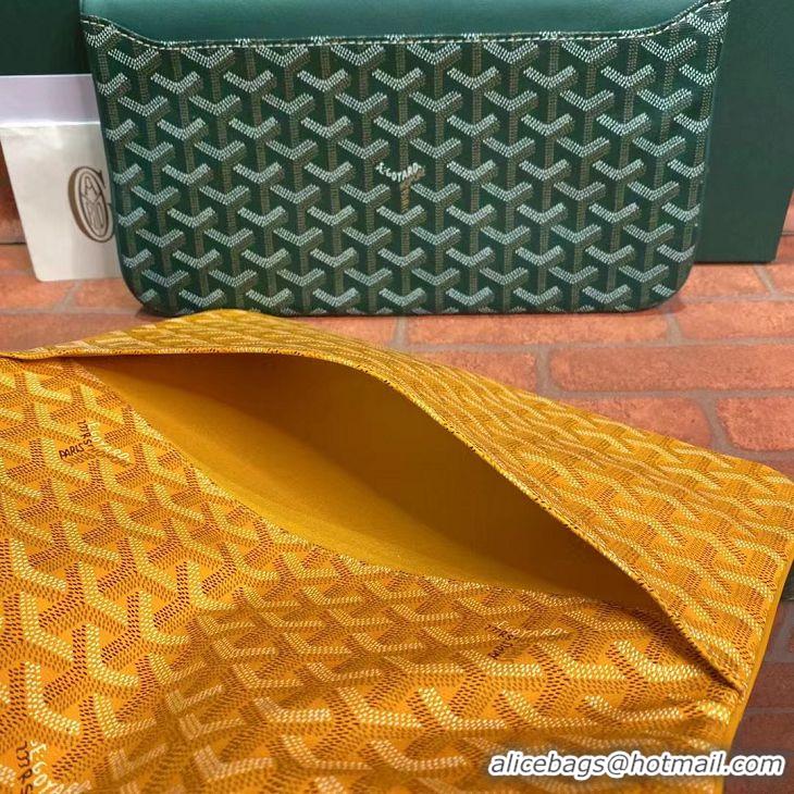 Best Grade Goyard Original Sainte Marie Clutch Bag 8929 Yellow