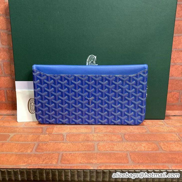 Super Design Goyard Original Sainte Marie Clutch Bag 8929 Light Blue