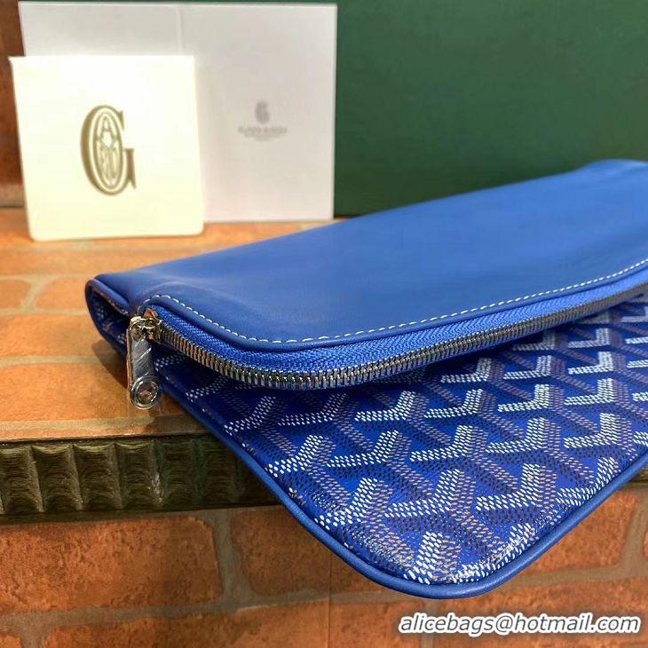 Super Design Goyard Original Sainte Marie Clutch Bag 8929 Light Blue