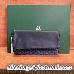 Low Cost Goyard Original Sainte Marie Clutch Bag 8929 Navy Blue