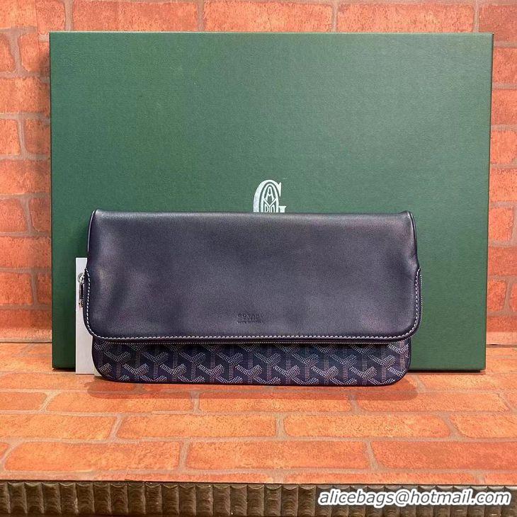 Low Cost Goyard Original Sainte Marie Clutch Bag 8929 Navy Blue