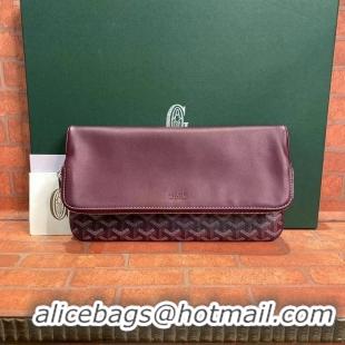 Well Crafted Goyard Original Sainte Marie Clutch Bag 8929 Bungundy