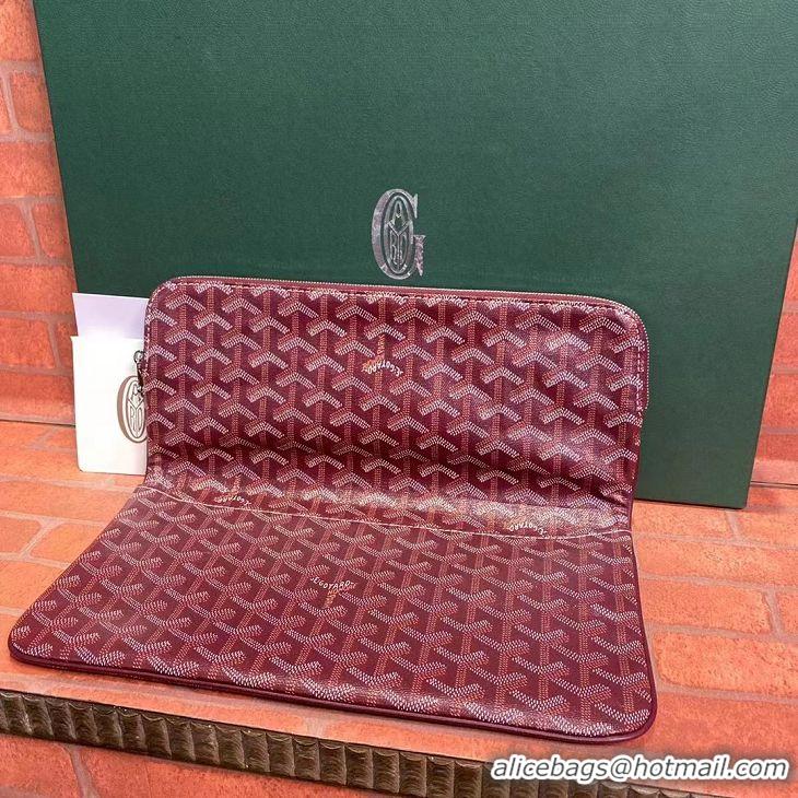 Well Crafted Goyard Original Sainte Marie Clutch Bag 8929 Bungundy