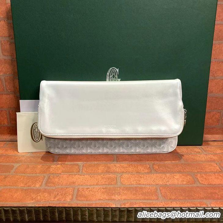 Noble Useful Goyard Original Sainte Marie Clutch Bag 8929 White