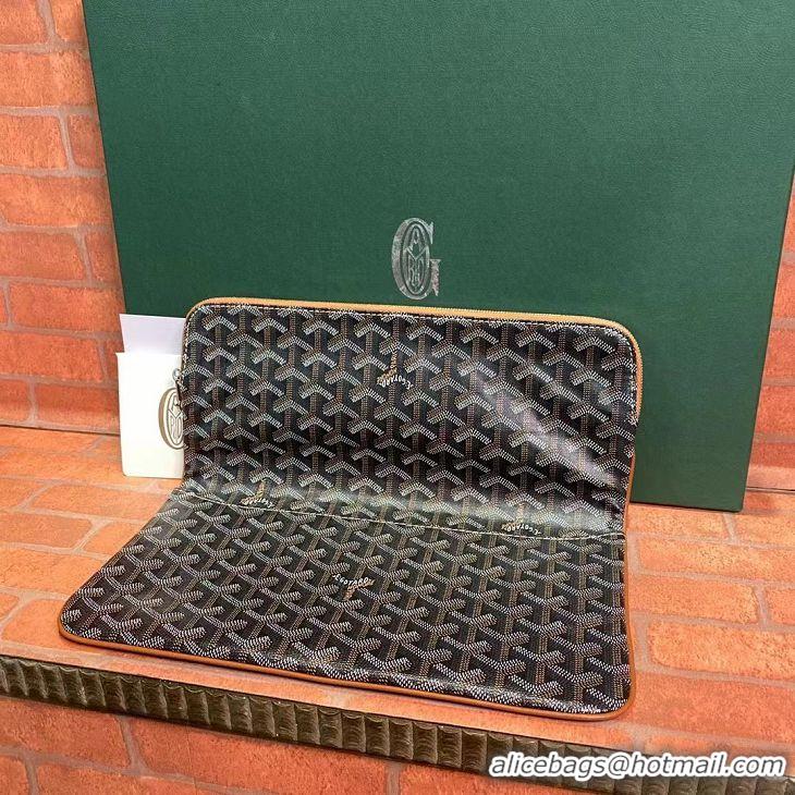 Promotional Goyard Original Sainte Marie Clutch Bag 8929 Black And Tan