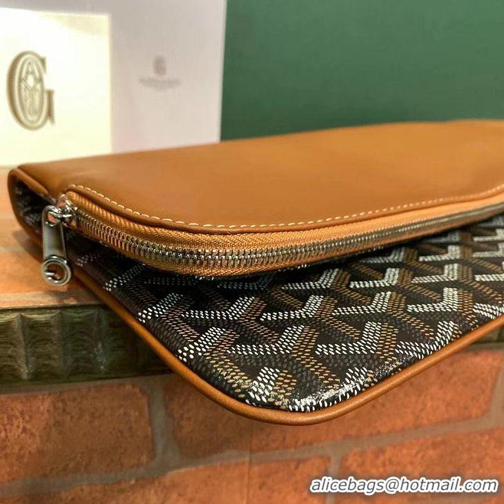 Promotional Goyard Original Sainte Marie Clutch Bag 8929 Black And Tan