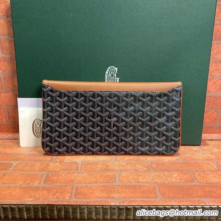 Promotional Goyard Original Sainte Marie Clutch Bag 8929 Black And Tan