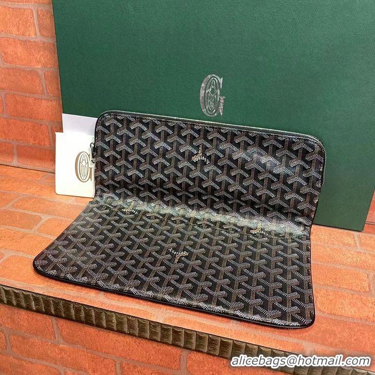 Unique Grade Goyard Original Sainte Marie Clutch Bag 8929 Black