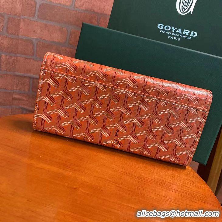 Best Low Price Goyard Original Long Wallet 020174 Orange