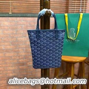 Top Quality Original Goyard Poitiers Bag 2196 Navy Blue