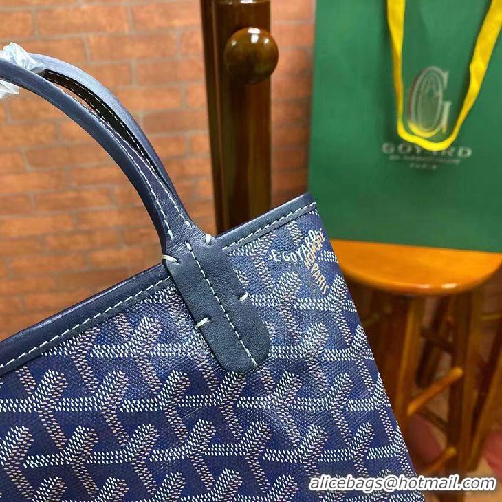 Top Quality Original Goyard Poitiers Bag 2196 Navy Blue